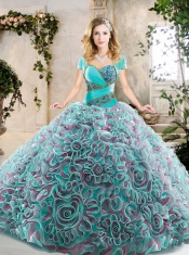 2016 Best Beading and Ruffles Quinceanera Gowns with Sweetheart