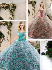 2016 Best Beading and Ruffles Quinceanera Gowns with Sweetheart