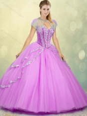 2016 Best Sweetheart Beading Quinceanera Dresses for Spring