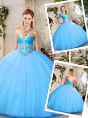 2016 Best Sweetheart Quinceanera Dresses with Beading