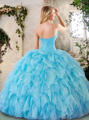 2016 Best Yellow Quinceanera Dresses with Beading and Ruffles