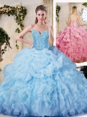 2016 Hot Sale Ball Gown Sweet 16 Dresses with Appliques and Ruffles