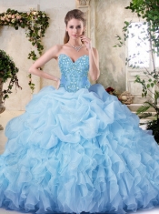 2016 Hot Sale Ball Gown Sweet 16 Dresses with Appliques and Ruffles