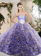 2016 Hot Sale Ruffles Lavender Sweet 16 Dresses with Beading