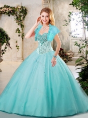 2016 Latest Beading Sweetheart Quinceanera Gowns for 2016
