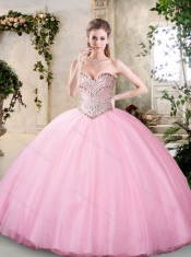 2016 Modern Beading Quinceanera Gowns with Sweetheart