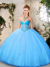 2016 New Styles Ball Gown Quinceanera Dresses with Beading