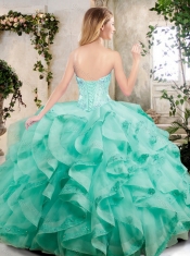 2016 New Styles Ruffles Quinceanera Dresses with Appliques