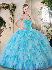 2016 New Styles Sweetheart Beading Quinceanera Dresses for 2016