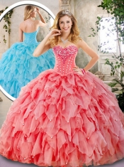 2016 New Styles Sweetheart Beading Quinceanera Dresses for 2016