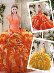 2016 New Styles Sweetheart Quinceanera Dresses with Zipper Up