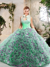 2016 New Styles Sweetheart Quinceanera Gowns with Brush Train