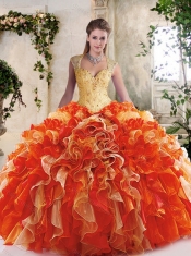 Best Multi Color Quinceanera Gowns with Beading and Ruffles
