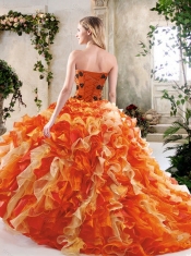 Best Multi Color Quinceanera Gowns with Beading and Ruffles