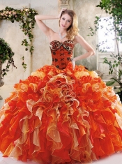 Best Multi Color Quinceanera Gowns with Beading and Ruffles