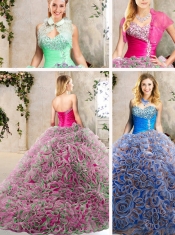 Best Sweetheart Quinceanera Dresses with Beading and Ruffles