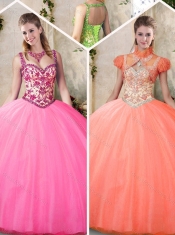 New Style Straps Quinceanera Dresses with Straps for 2016