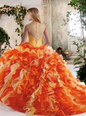 New Styles Straps Quinceanera Dresses with Beading and Ruffles