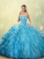New Styles Sweetheart Ball Gown Detachable Quinceanera Skirts with Beading