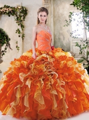 Popular Multi Color Quinceanera Dresses with Beading and Ruffles