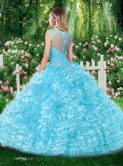 2016 Beautiful Straps Cap Sleeves Sweet 16 Dresses with Beading