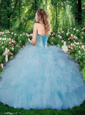 2016 Luxurious Ball Gown Quinceanera Dresses with Beading