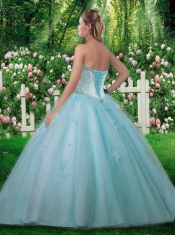 2016 Simple Princess Beading and Sweet 16 Gowns Dresses