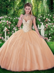 Beautiful Ball Gown Beading Sweet 16 Dresses for Fall