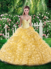 Beautiful Straps Beading Quinceanera Dresses for 16 Brithday Party