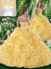 New Styles Ball Gown Sweetheart Beading Quinceanera Dresses