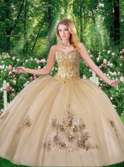 Perfect Ball Gown Beading Quinceanera Dresses with for all