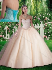 Simple Beading Quinceanera Dresses for 16 brithday Party