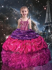 Gorgeous Ball Gown Straps Adorable Little Girl Pageant Dresses for 2016
