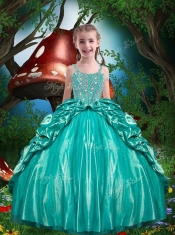 Pretty Straps Beading 2016 Adorable Little Girl Pageant Dresses