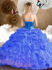 Best Ball Gown Sweet 16 Dresses with Beading and Pick Ups