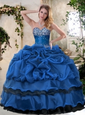 Classical Ball Gown Beading and Pick Ups Sweet 16 Dresses