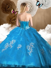 Discount Ball Gown Quinceanera Dresses with Beading and Appliques