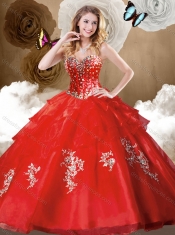 Discount Ball Gown Quinceanera Dresses with Beading and Appliques