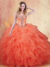 Fashionable Straps Sweet 16 Dresses with Ruffles and Appliques