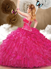 Gorgeous Sweetheart Quinceanera Dresses with Beading and Ruffles