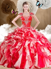 Latest Sweetheart Multi Color Sweet 16 Dresses with Ruffles