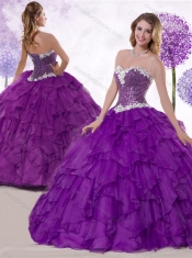 Low Price Ball Gown Sweetheart Quinceanera Gowns with Ruffles and Sequins Low Price Ball Gown Sweetheart Quinceanera Gowns with Ruffles and Sequins