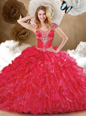 Luxurious Ball Gown Quinceanera Dresses with  Beading and Ruffles