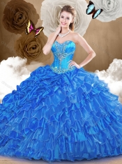 Luxurious Ball Gown Quinceanera Dresses with  Beading and Ruffles