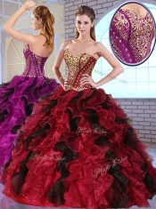 Most Popular Sweetheart Quinceanera Gowns with Appliques and Ruffles
