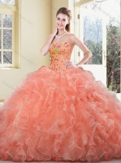 New Arrivals Ball Gown Beading and Ruffles Sweet 16 Dresses