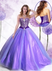 New Arrivals Ball Gown Lavender Quinceanera Gowns with Beading