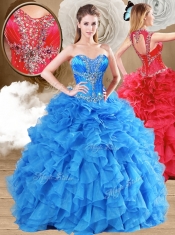 New Arrivals Ball Gown Sweet 16 Gowns with Beading and Ruffles