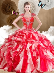 New Style Sweetheart Multi Color Quinceanera Gowns with Beading