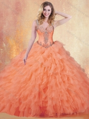 Perfect Ball Gown Straps Quinceanera Dresses with Ruffles and Appli
